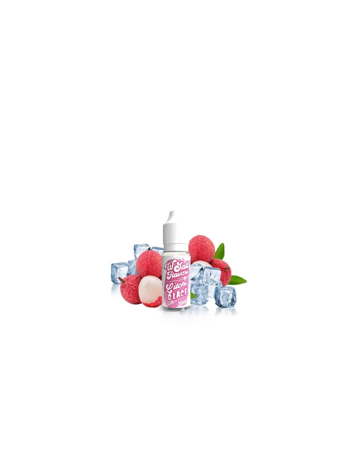 E-LIQUIDE WSALT FLAVORS LITCHI GLACÉ SELS DE NICOTINE 10ML - LIQUIDEO