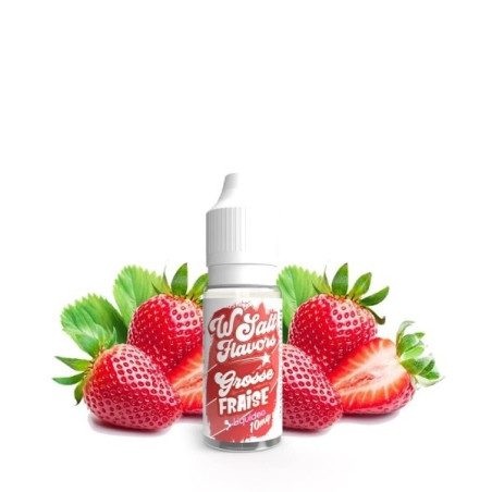 E-LIQUIDE WSALT FLAVORS GROSSE FRAISE SELS DE NICOTINE 10ML - LIQUIDEO