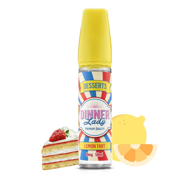 E-LIQUIDE LEMON TART 50ML - DINNER LADY