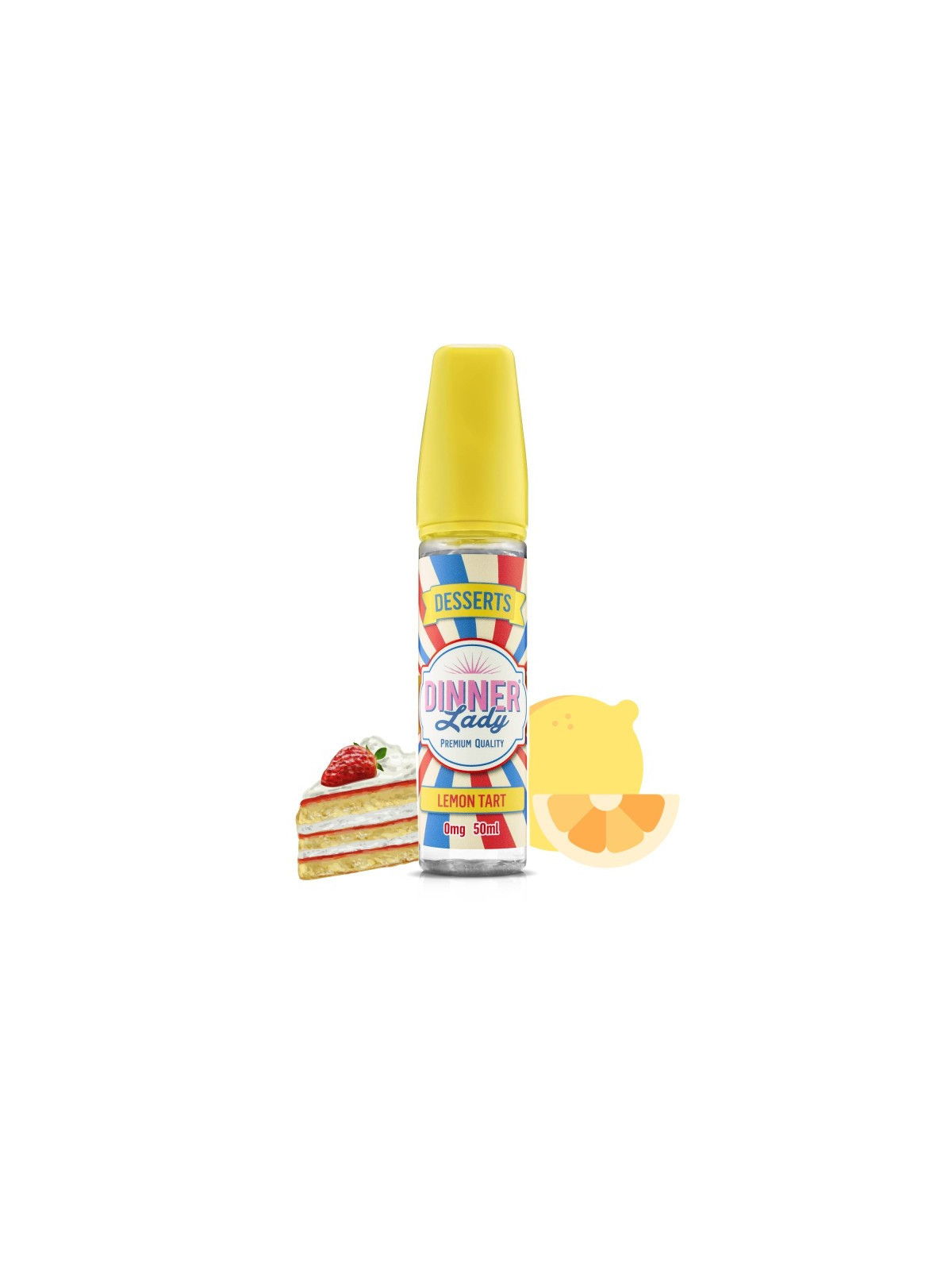 E-LIQUIDE LEMON TART 50ML - DINNER LADY