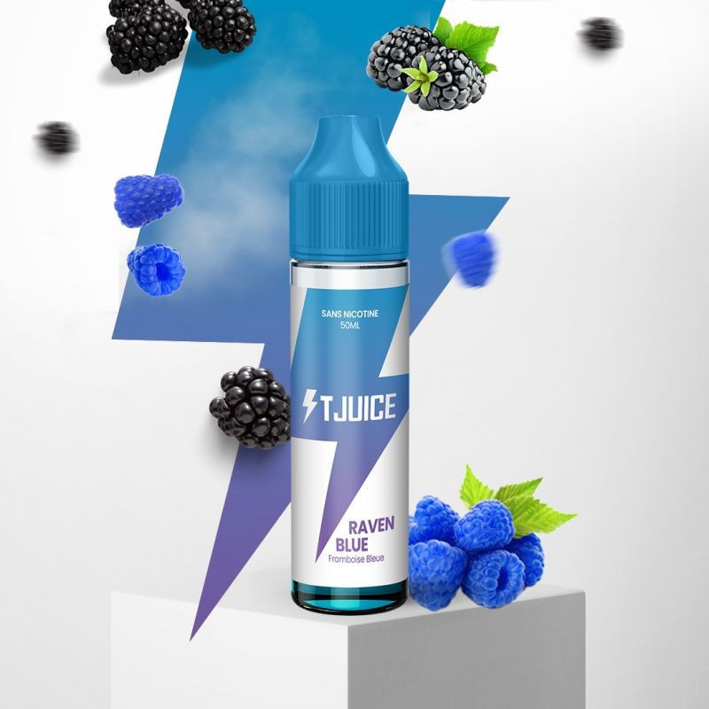 E-LIQUIDE RAVEN BLUE 50ML - T-JUICE