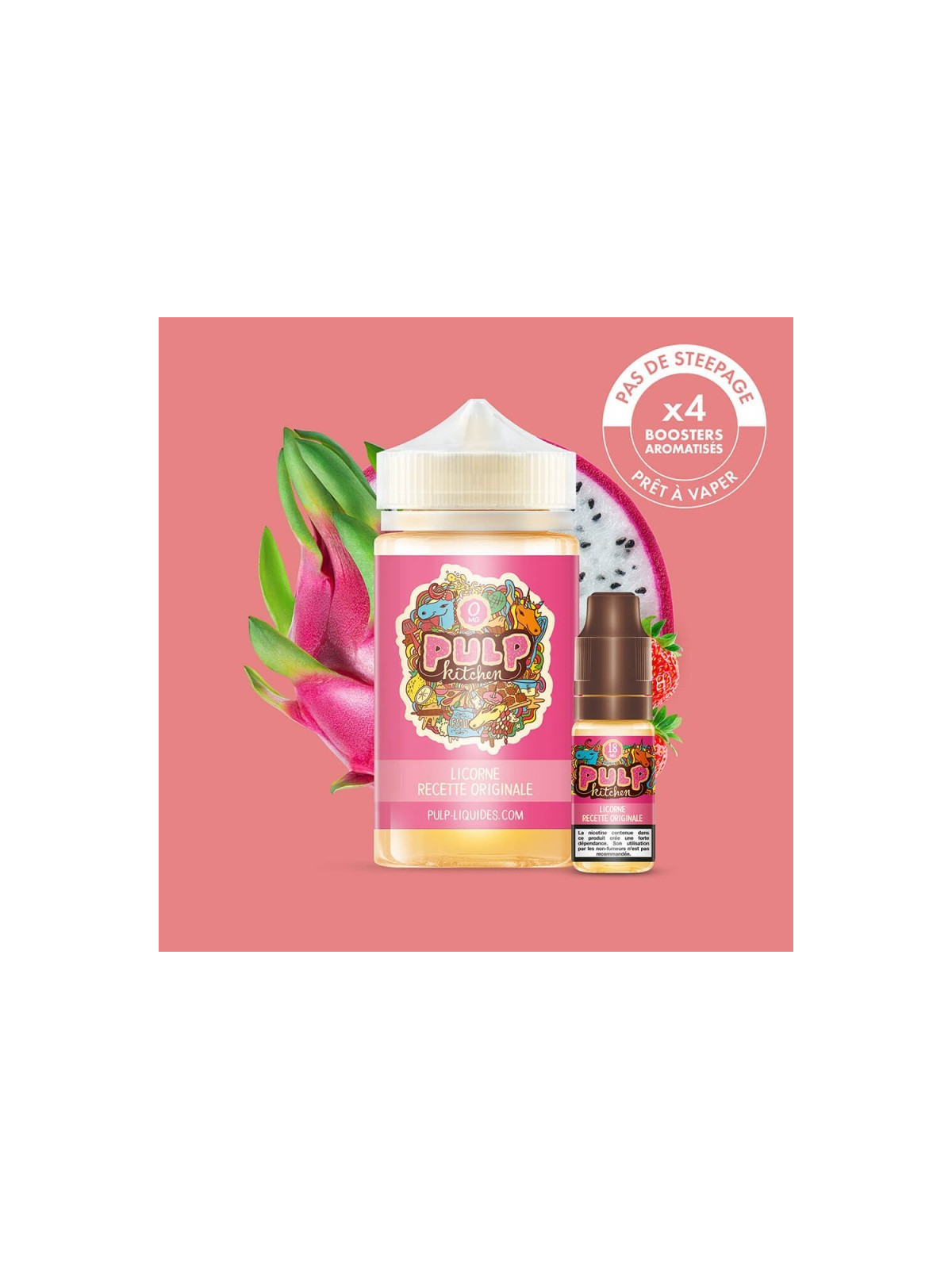 E-LIQUIDE PULP KITCHEN PACK LICORNE RECETTE ORIGINALE 200ML - PULP
