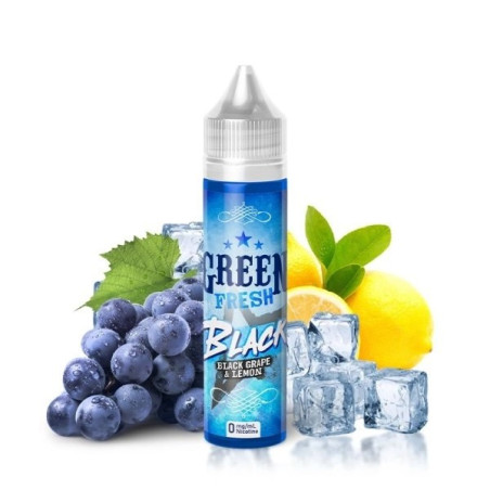 E-LIQUIDE GREEN FRESH BLACK 50ML - GREEN VAPES