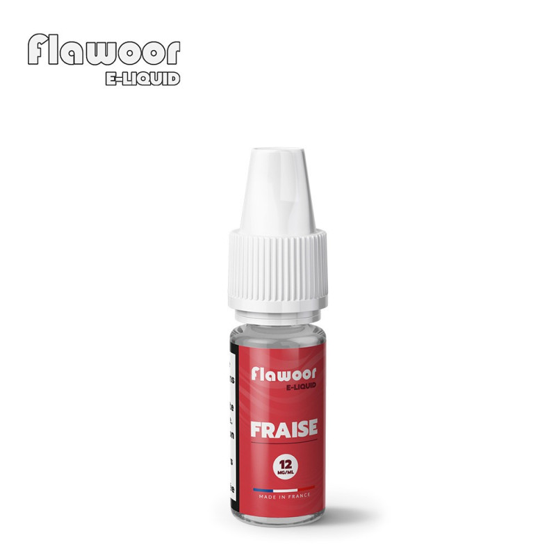 E-LIQUIDE FLAWOOR E-LIQUID FRAISE 10ML - FLAWOOR