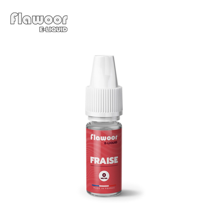 E-LIQUIDE FLAWOOR E-LIQUID FRAISE 10ML - FLAWOOR