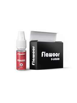 E-LIQUIDE FLAWOOR E-LIQUID FRAISE 10ML - FLAWOOR