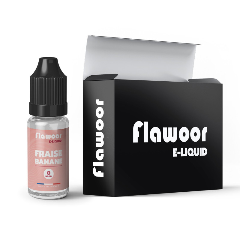 Fraise Banane 10ML / 10pcs - FLAWOOR E-LIQUID