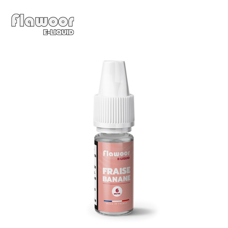 E-LIQUIDE FLAWOOR E-LIQUID FRAISE BANANE 10ML - FLAWOOR