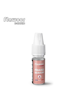 E-LIQUIDE FLAWOOR E-LIQUID FRAISE BANANE 10ML - FLAWOOR