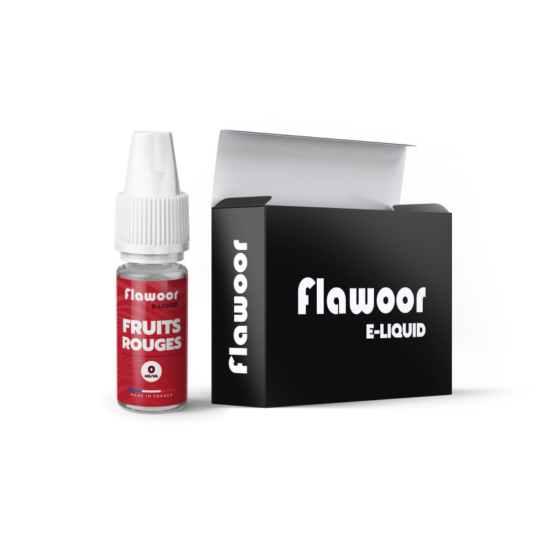 E-LIQUIDE FLAWOOR E-LIQUID FRUITS ROUGES 10ML - FLAWOOR
