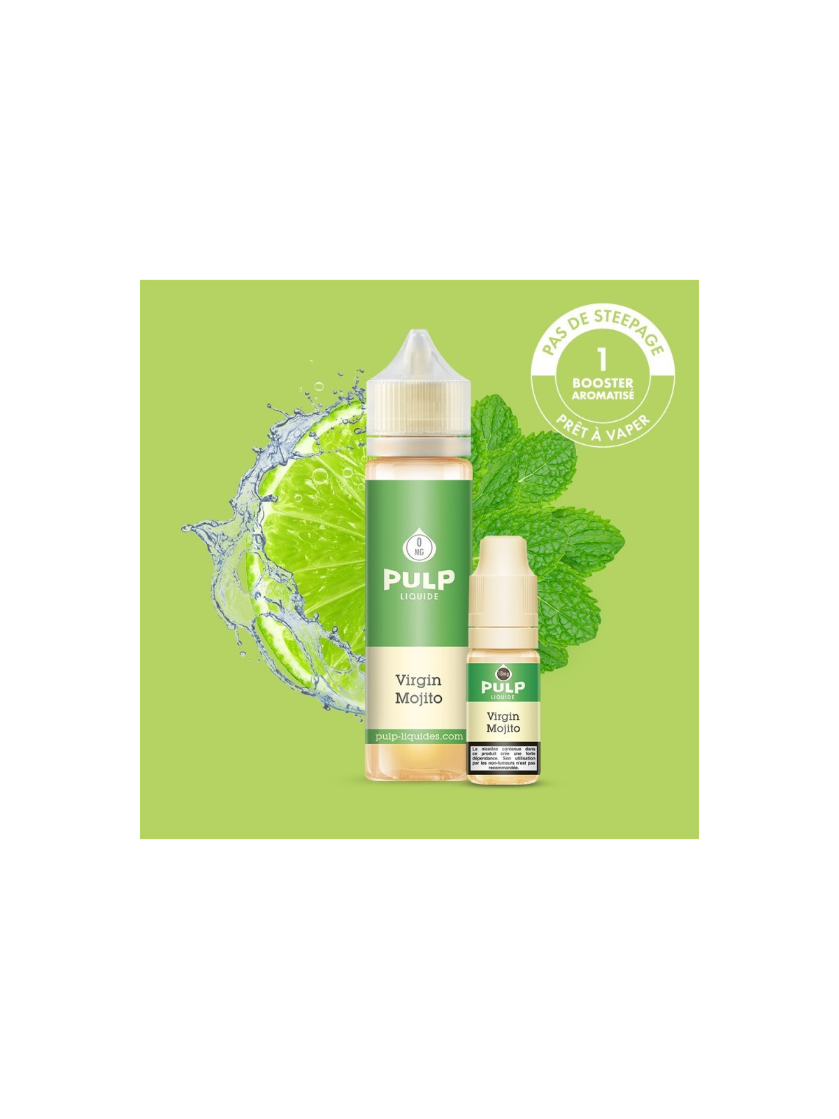 E-LIQUIDE PACK VIRGIN MOJITO 60ML - PULP