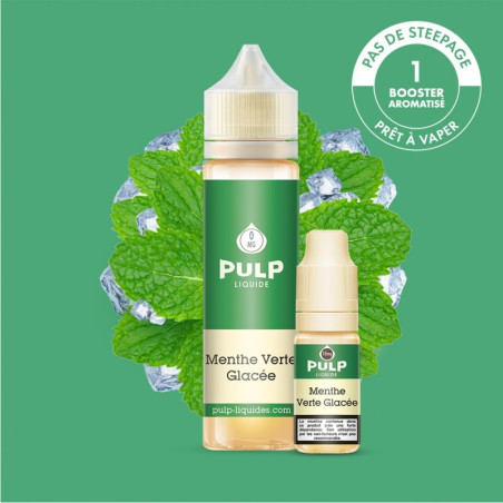 E-LIQUIDE PACK MENTHE VERTE GLACÉE 60ML - PULP