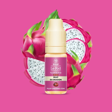 E-LIQUIDE LE POD LIQUIDE FRUIT DU DRAGON SELS DE NICOTINE 10ML - PULP
