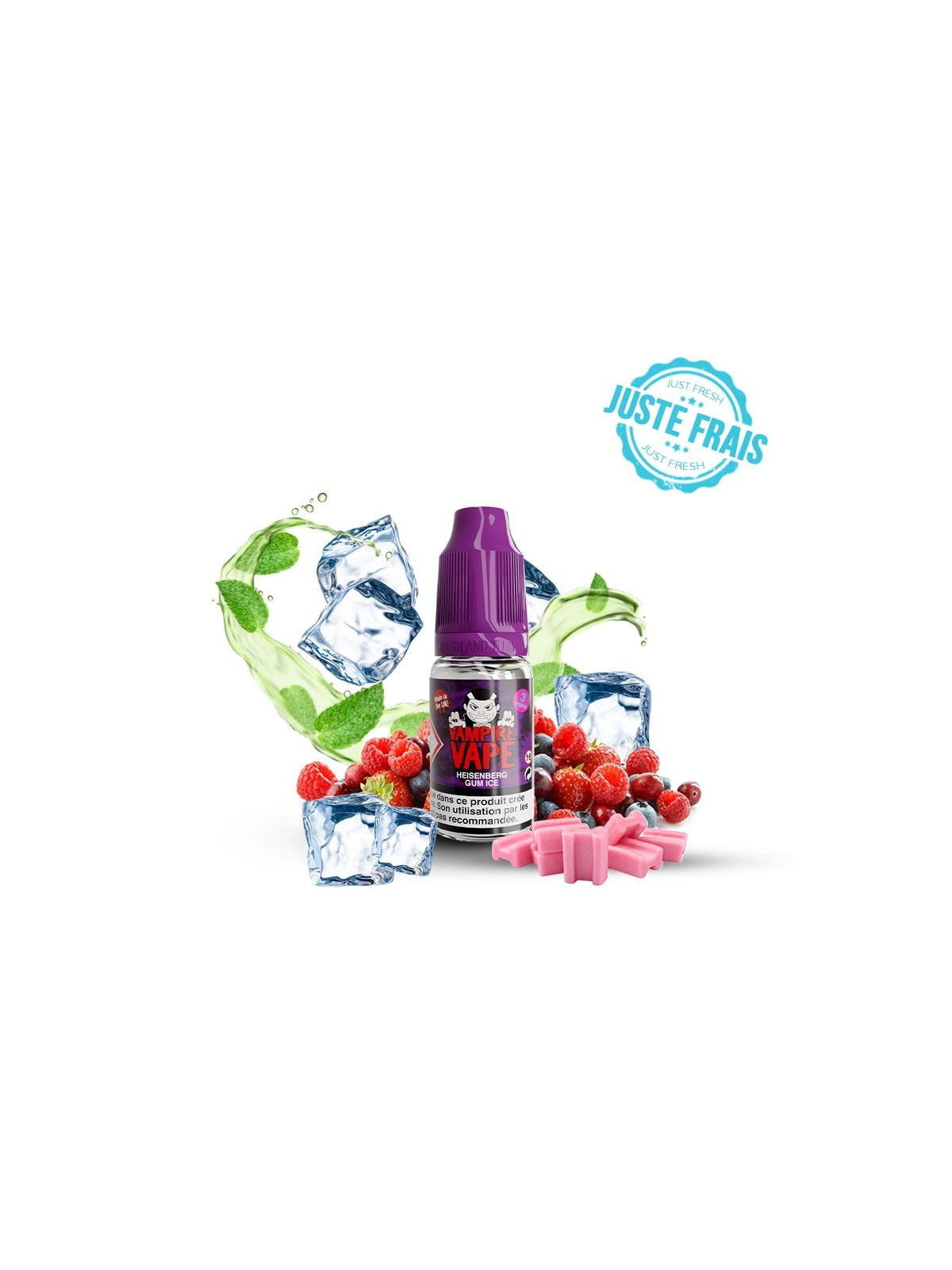 E-LIQUIDE HEISENBERG GUM ICE 10ML - VAMPIRE VAPE