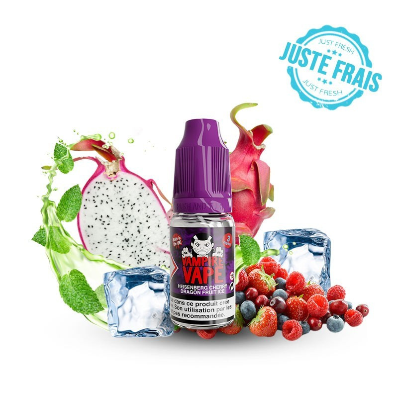 E-LIQUIDE HEISENBERG CHERRY DRAGON ICE 10ML - VAMPIRE VAPE