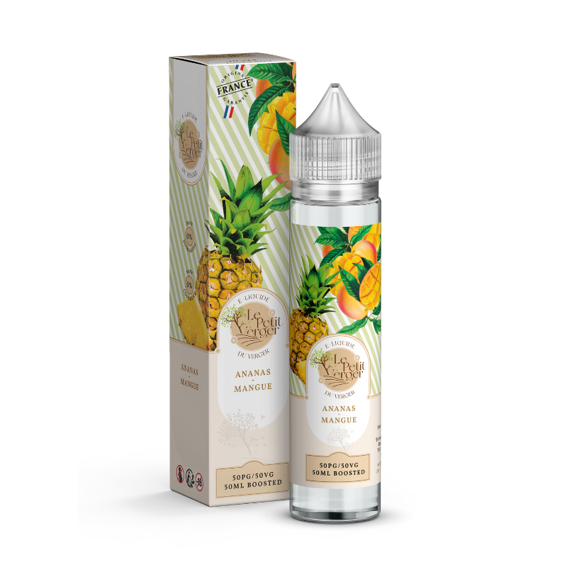 E-LIQUIDE LE PETIT VERGER ANANAS MANGUE 50ML - SAVOUREA