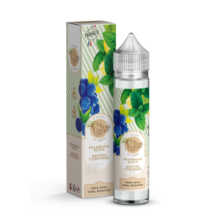 E-LIQUIDE LE PETIT VERGER FRAMBOISE BLEUE MENTHE CITRONNEE 50ML - SAVOUREA