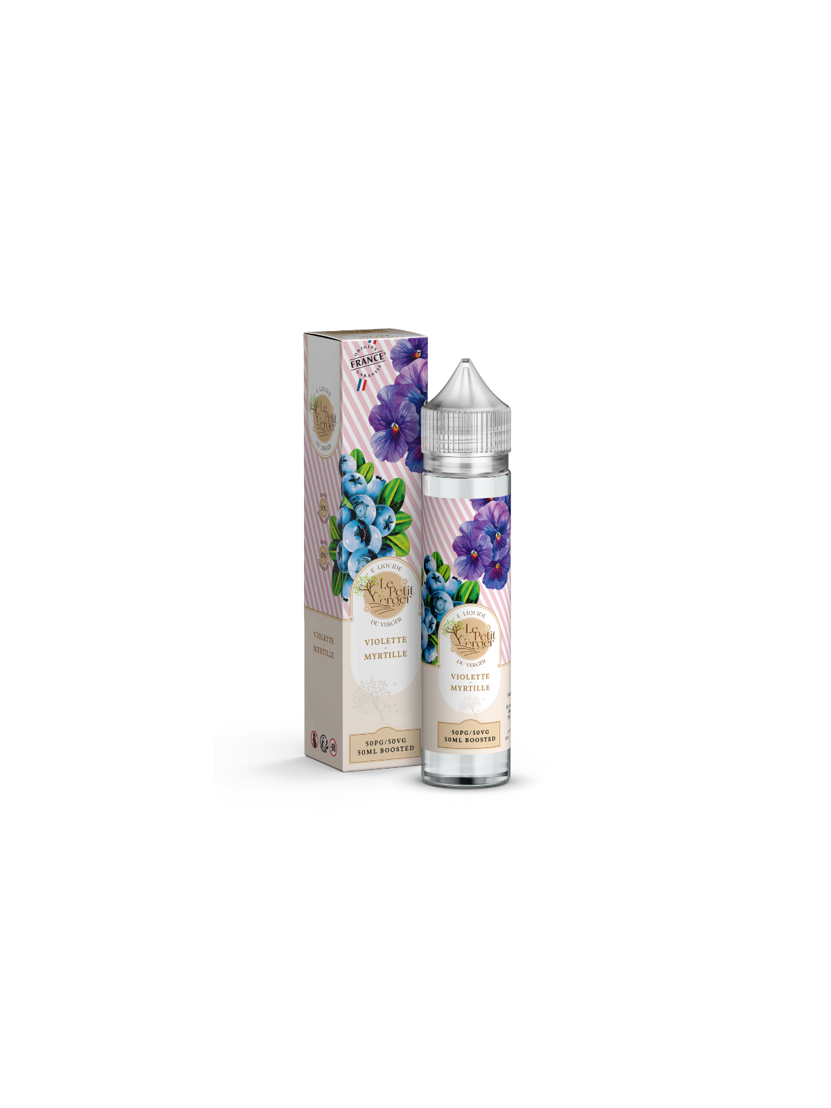 E-LIQUIDE LE PETIT VERGER VIOLETTE MYRTILLE 50ML - SAVOUREA