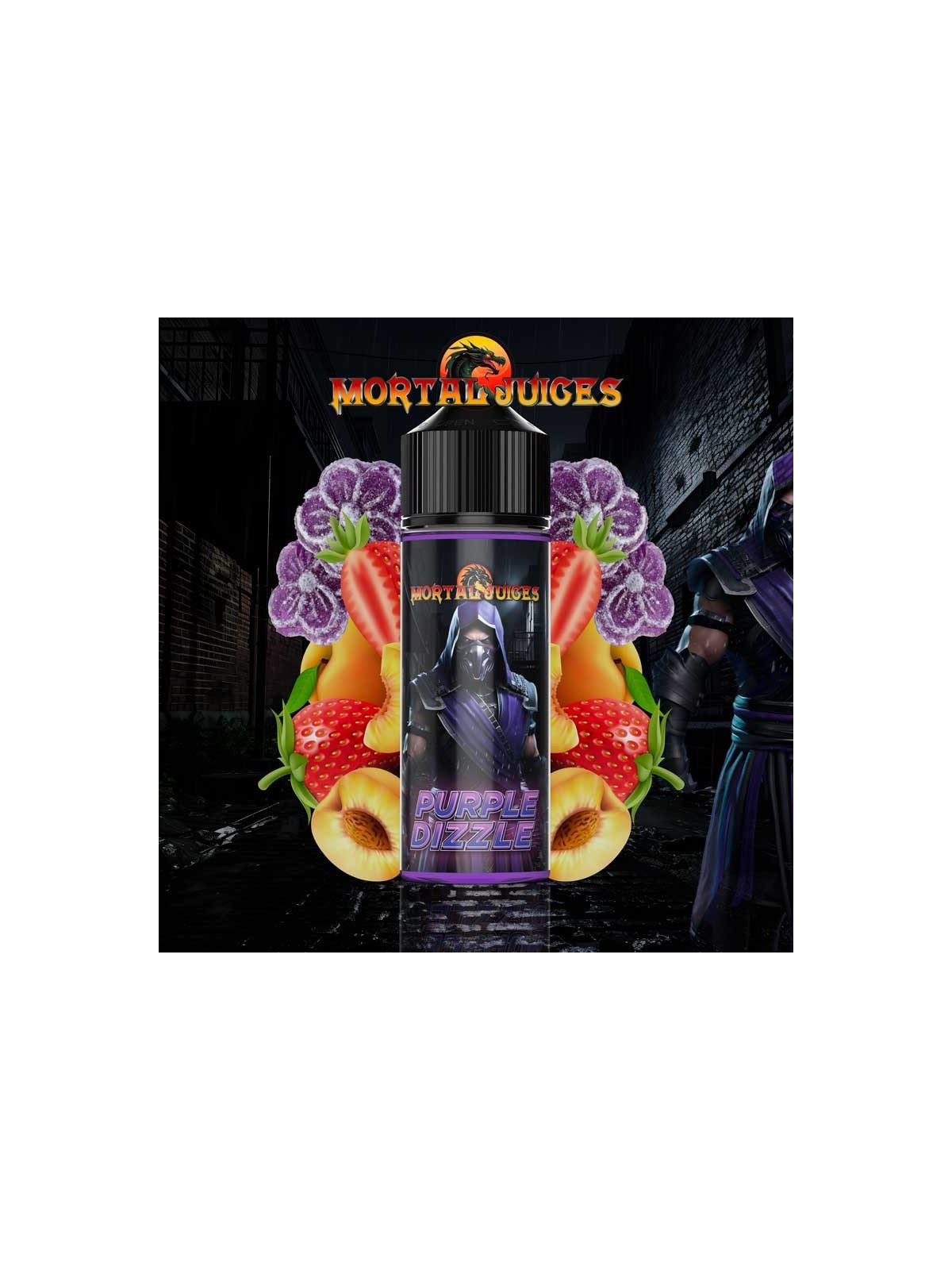 E-LIQUIDE PURPLE DIZZLE 100ML - MORTAL JUICES