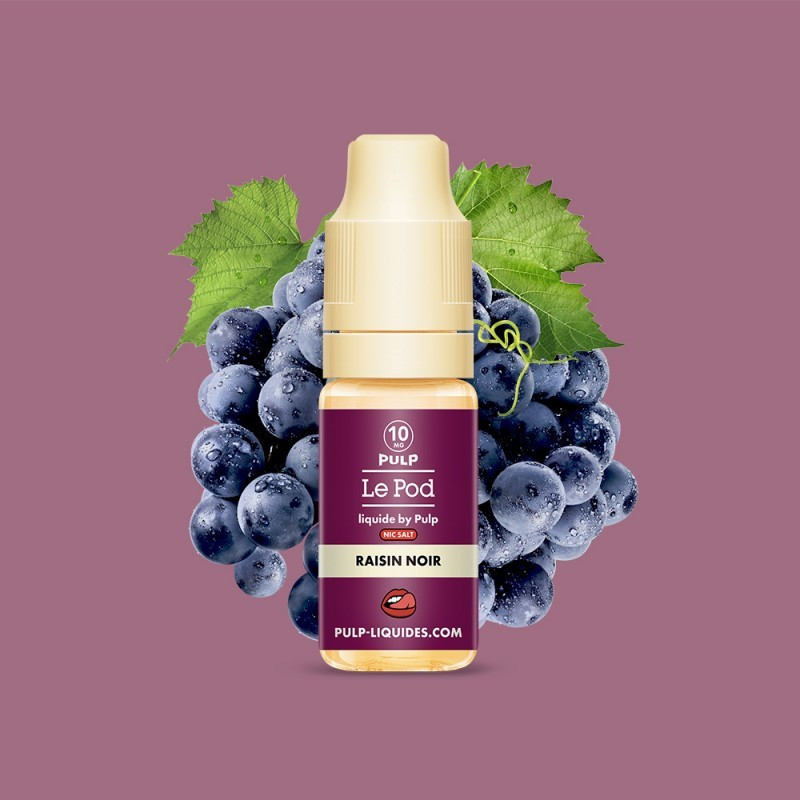E-LIQUIDE LE POD LIQUIDE RAISIN SELS DE NICOTINE 10ML - PULP