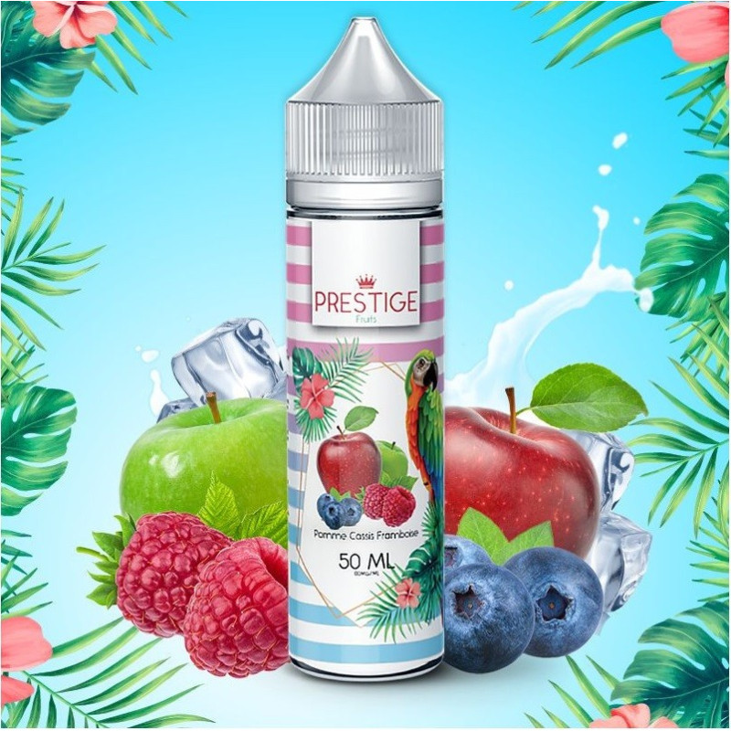 E-LIQUIDE PRESTIGE FRUITS POMME CASSIS FRAMBOISE 50ML - VAPE CONNECTION