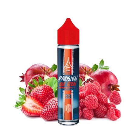 E-LIQUIDE N°33 FRAMBOISE GRENADE 50ML - PARISIEN OU RIEN