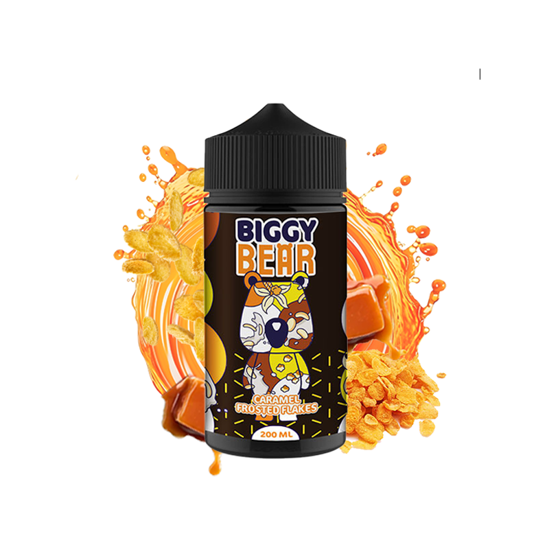 E-LIQUIDE CARAMEL FROSTED FLAKES 200ML - BIGGY BEAR