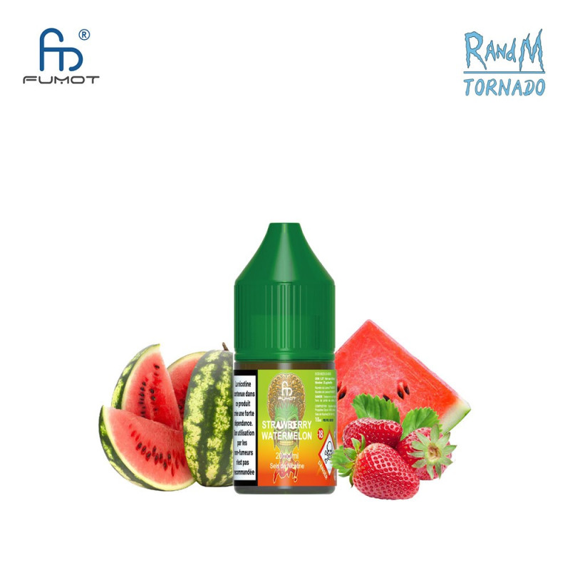 E-LIQUIDE TORNADO FUMOT STRAWBERRY WATERMELON SELS DE NICOTINE 10ML - RANDM