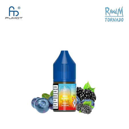 E-LIQUIDE TORNADO FUMOT MIXED BERRIES SELS DE NICOTINE 10ML - RANDM