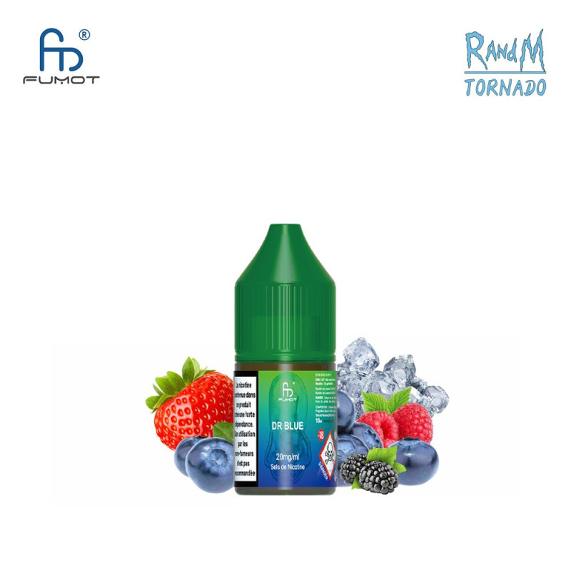 E-LIQUIDE TORNADO FUMOT DR BLUE SELS DE NICOTINE 10ML - RANDM