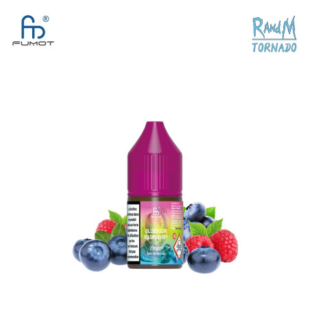 E-LIQUIDE TORNADO FUMOT BLUESOUR RASPBERRY SELS DE NICOTINE 10ML - RANDM