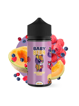 E-LIQUIDE MELON BERRY LYCHEE 100ML - BABY BEAR