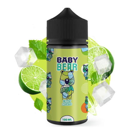 E-LIQUIDE CRAZY MOJITO 100ML - BABY BEAR