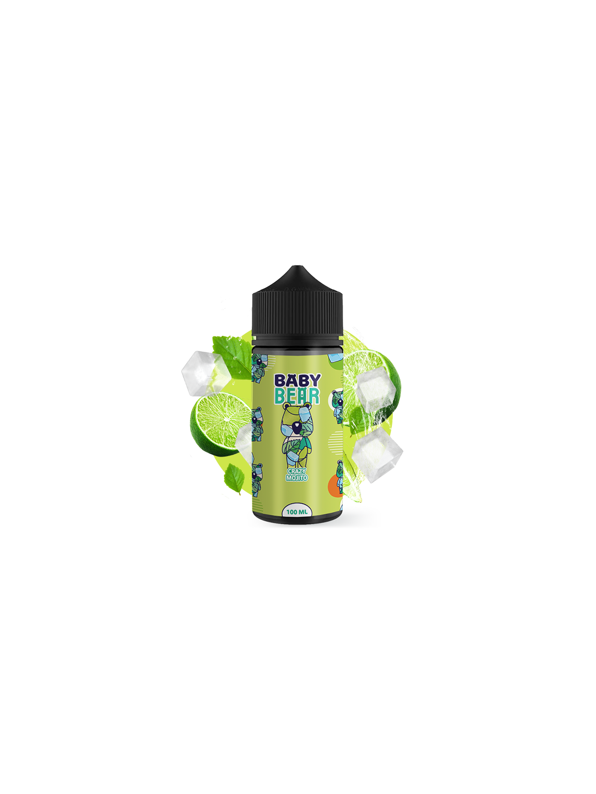 E-LIQUIDE CRAZY MOJITO 100ML - BABY BEAR