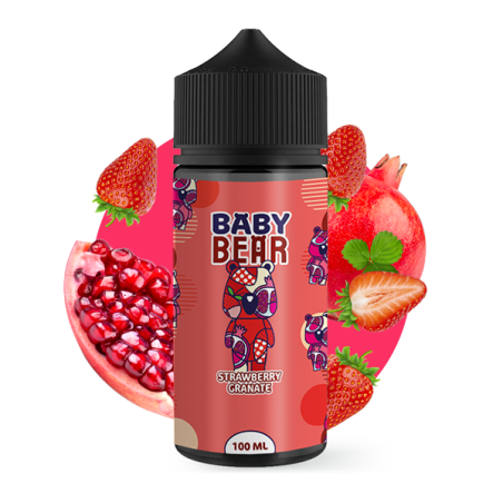 E-LIQUIDE STRAWBERRY GRANATE 100ML - BABY BEAR