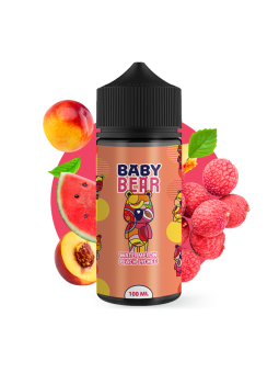 E-LIQUIDE WATERMELON PEACH LYCHEE 100ML - BABY BEAR