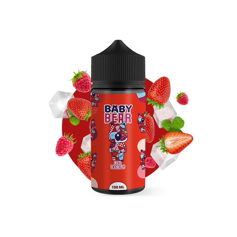 E-LIQUIDE RED ICEBERG 100ML - BABY BEAR