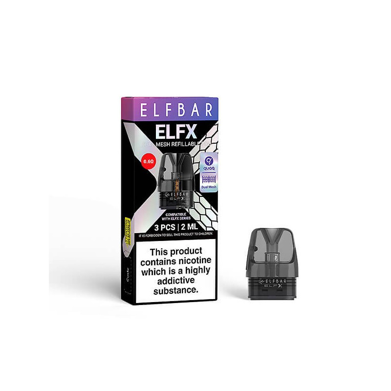ELFBAR 600 Cartouche Elfx / 3Pcs ELFBAR