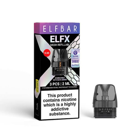 ELFBAR 600 Cartouche Elfx / 3Pcs ELFBAR