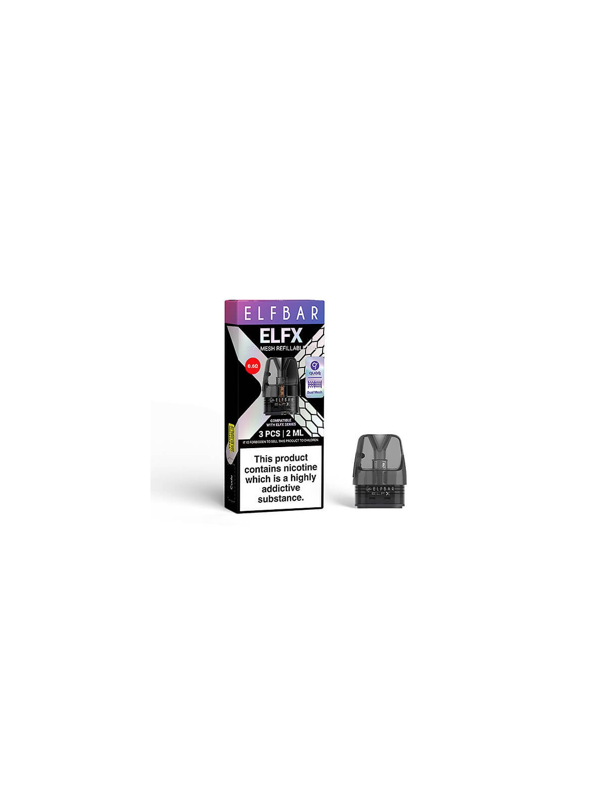 ELFBAR 600 Cartouche Elfx / 3Pcs ELFBAR