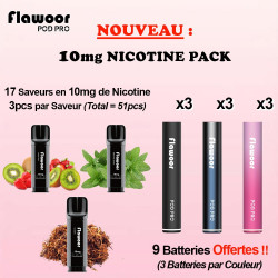 FLAWOOR Pack 10Mg De Nicotine