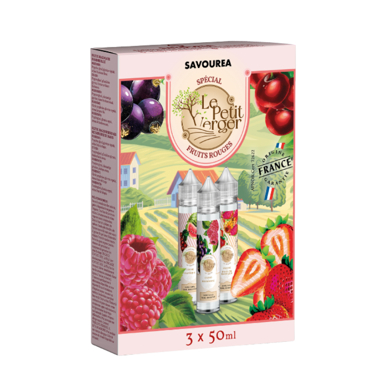 SAVOUREA Pack Special Fruits Rouges 3X50ml Le Petit Verger