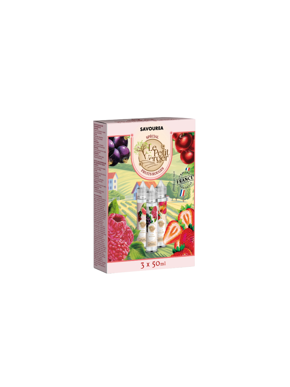 SAVOUREA Pack Special Fruits Rouges 3X50ml Le Petit Verger