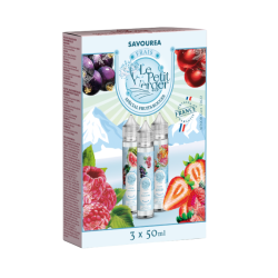 SAVOUREA Pack Special Fruits Rouges Frais 3X50ml Le Petit Verger