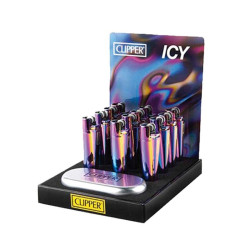 Briquet Pierre Clipper Icy Color / 12Pcs