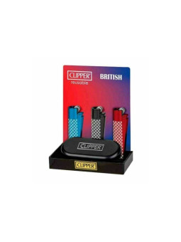 Briquet Pierre Clipper British Design / 12Pcs
