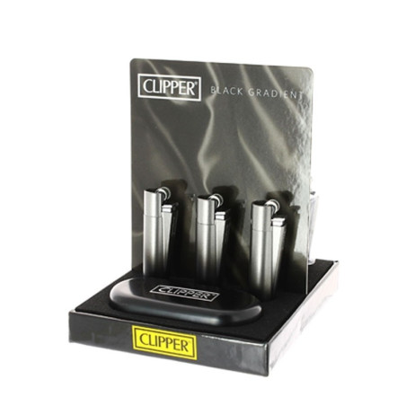 Briquet Pierre Clipper Metall Gradient / 12Pcs