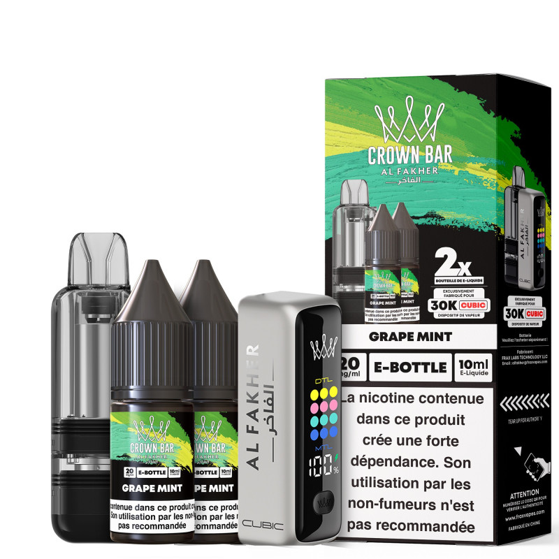 AL FAKHER Kit Cubic Grape Mint 30K