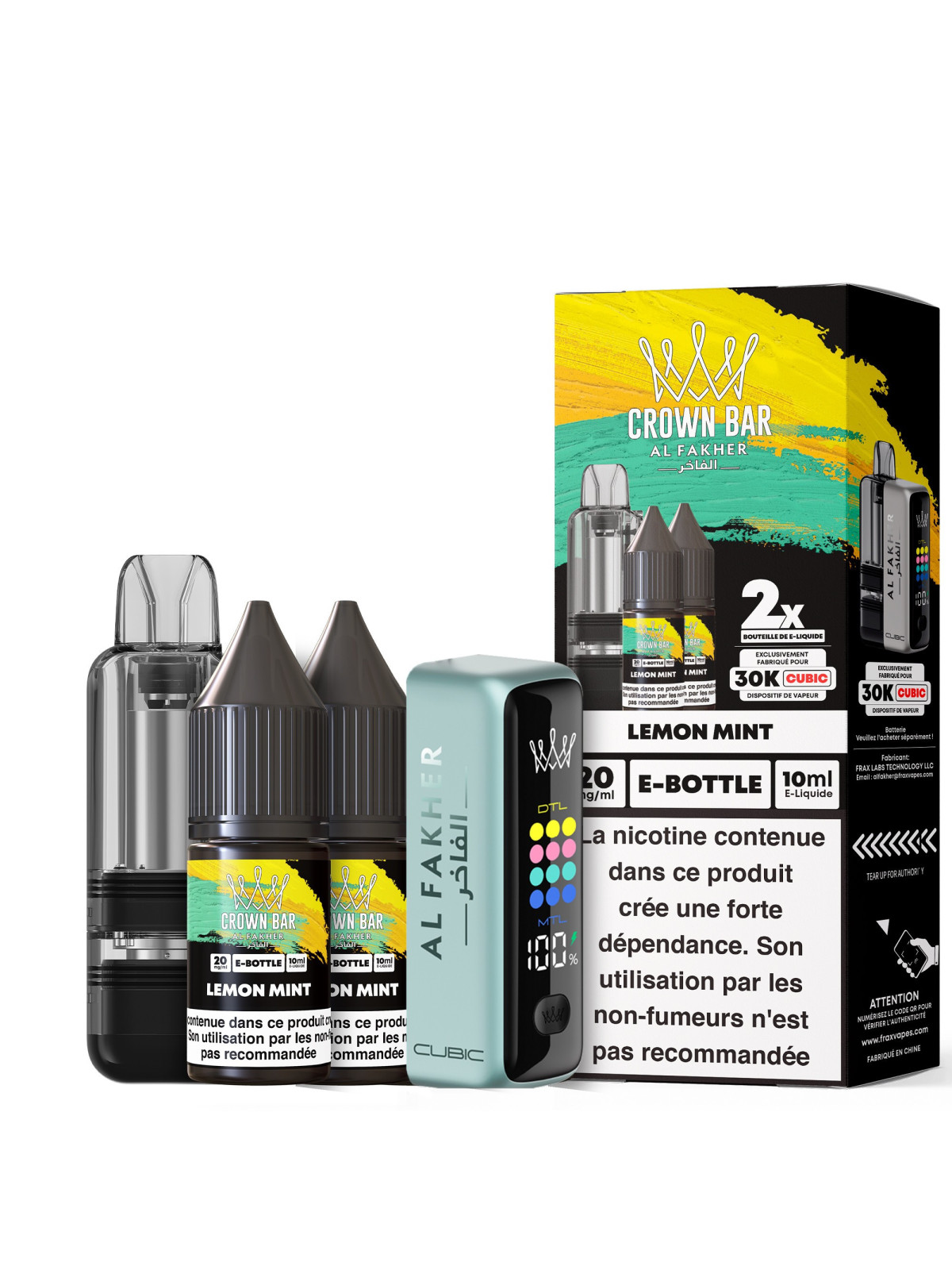 AL FAKHER Kit Cubic Lemon Mint 30K