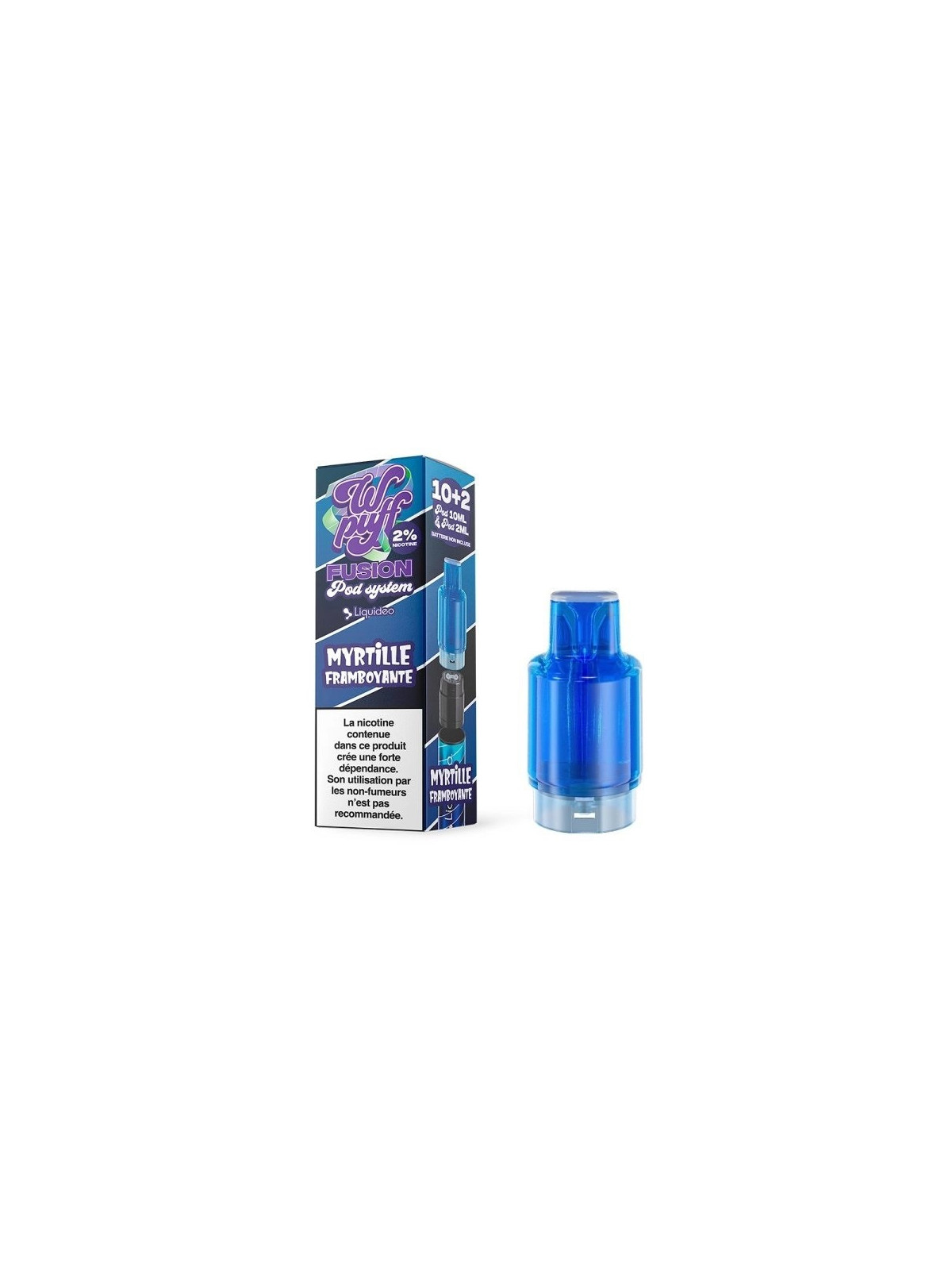 LIQUIDEO Cartouche Myrtille Framboyante - 15K Wpuff Fusion